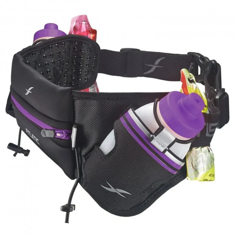 Fitletic Hydra 16oz Hydration Belt Purple L-XL-1